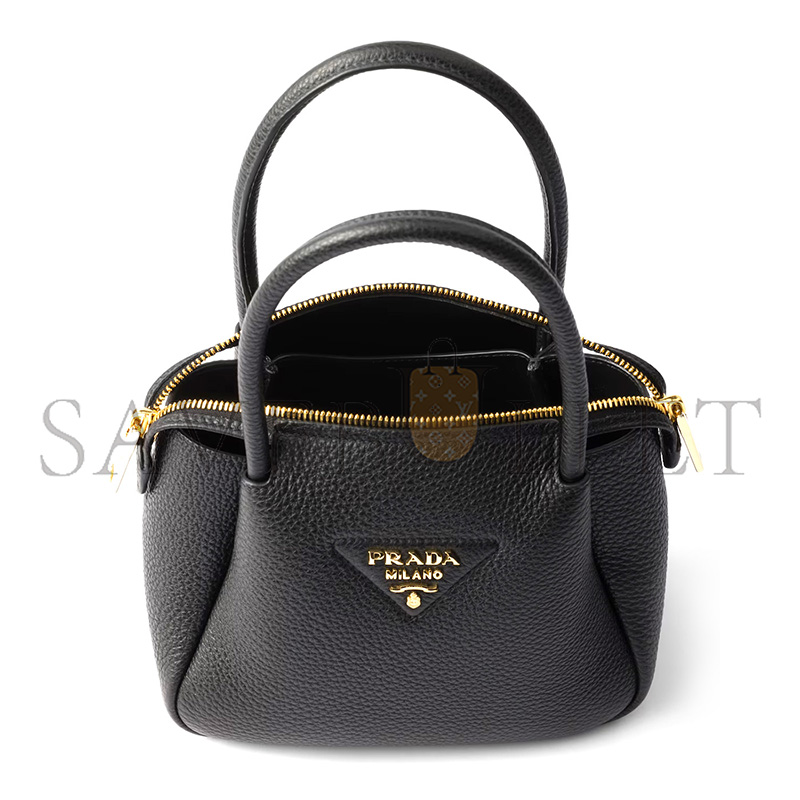 PRADA LEATHER MINI HANDBAG 1BA362 (19.5*18*9cm) PRADA LEATHER MINI HANDBAG 1BA362 (19.5*18*9cm)